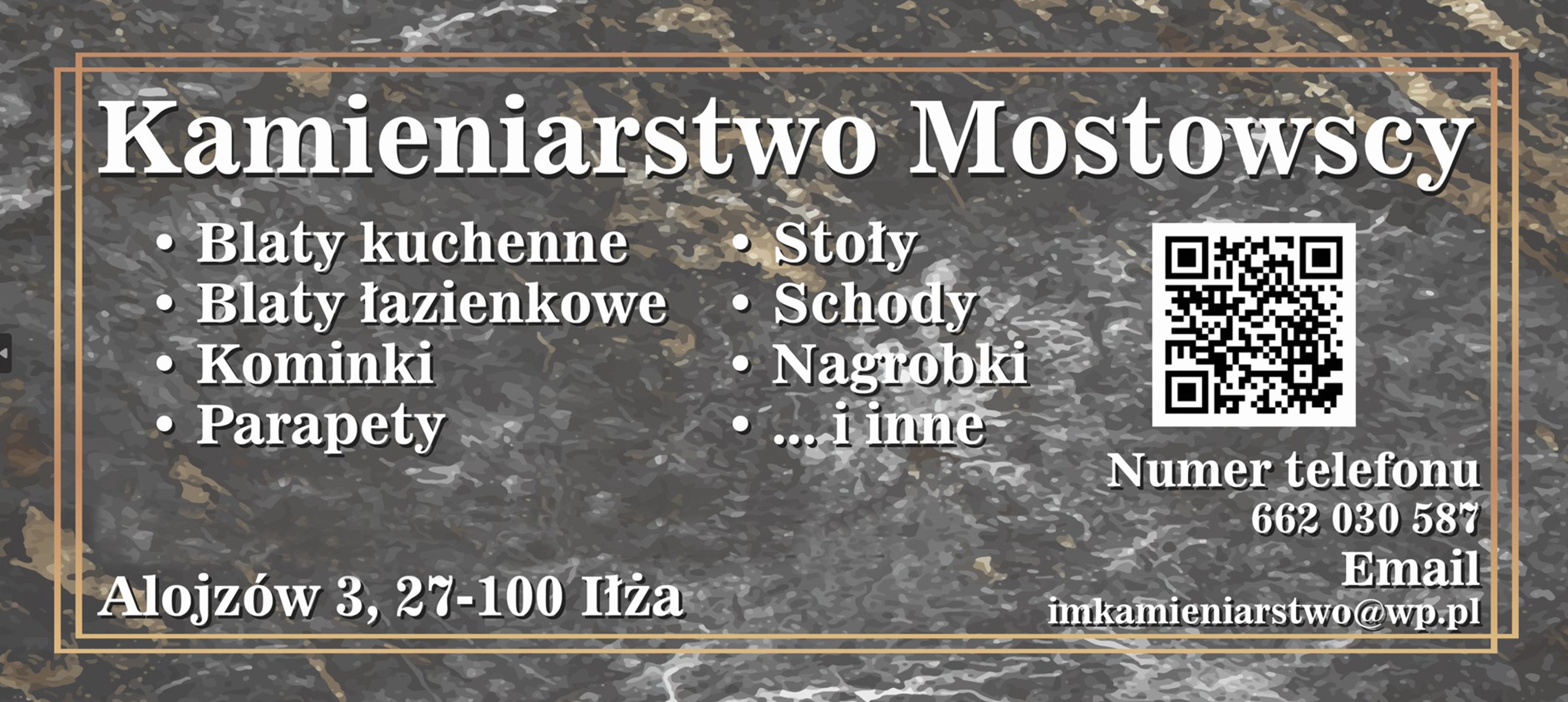 Kamieniarstwo Mostowscy - parapety kamienne RADOM Pomniki RADOM